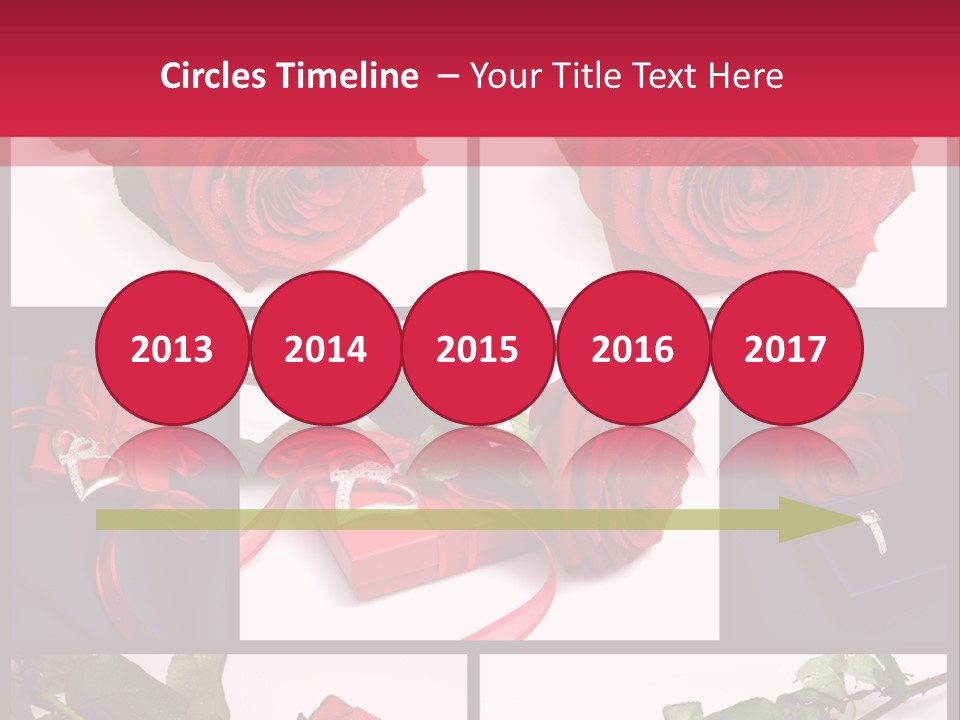 Rosa Bocciolo Gambo PowerPoint Template