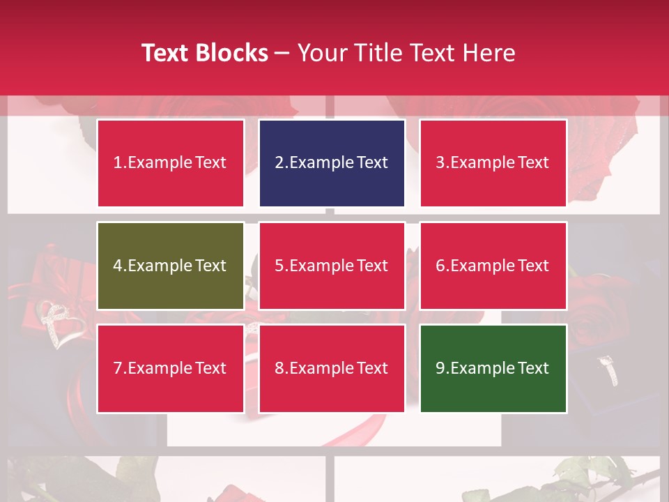 Rosa Bocciolo Gambo PowerPoint Template