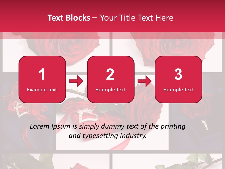 Rosa Bocciolo Gambo PowerPoint Template