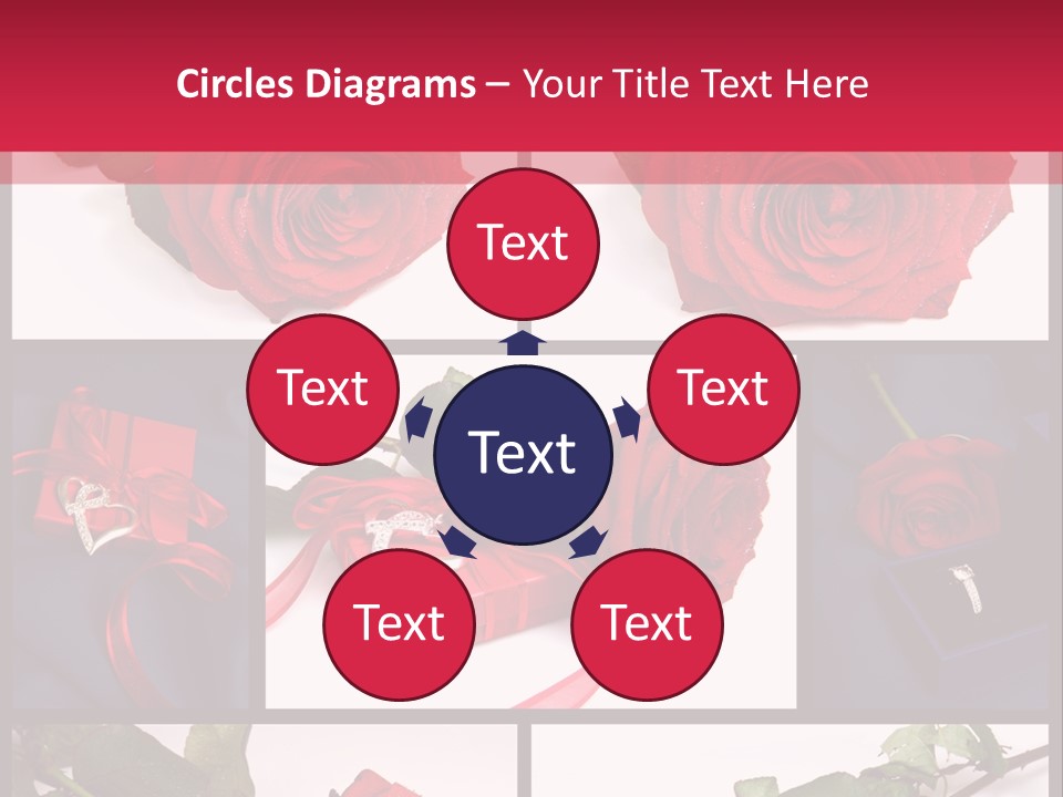 Rosa Bocciolo Gambo PowerPoint Template