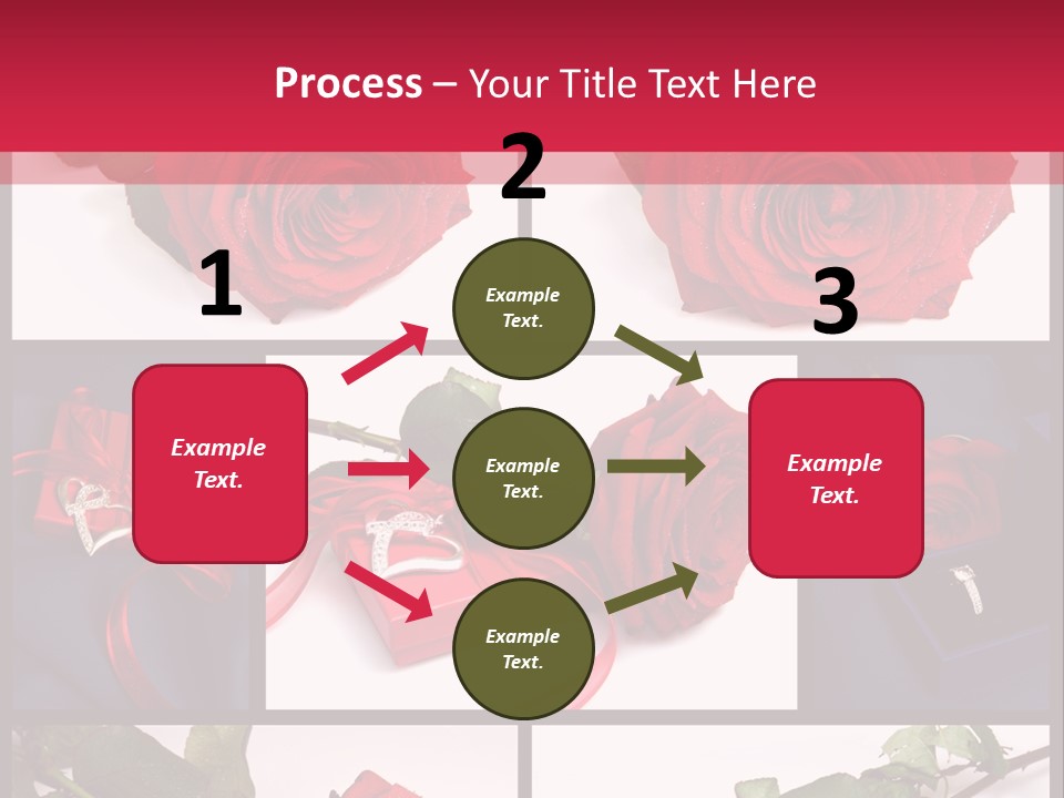 Rosa Bocciolo Gambo PowerPoint Template