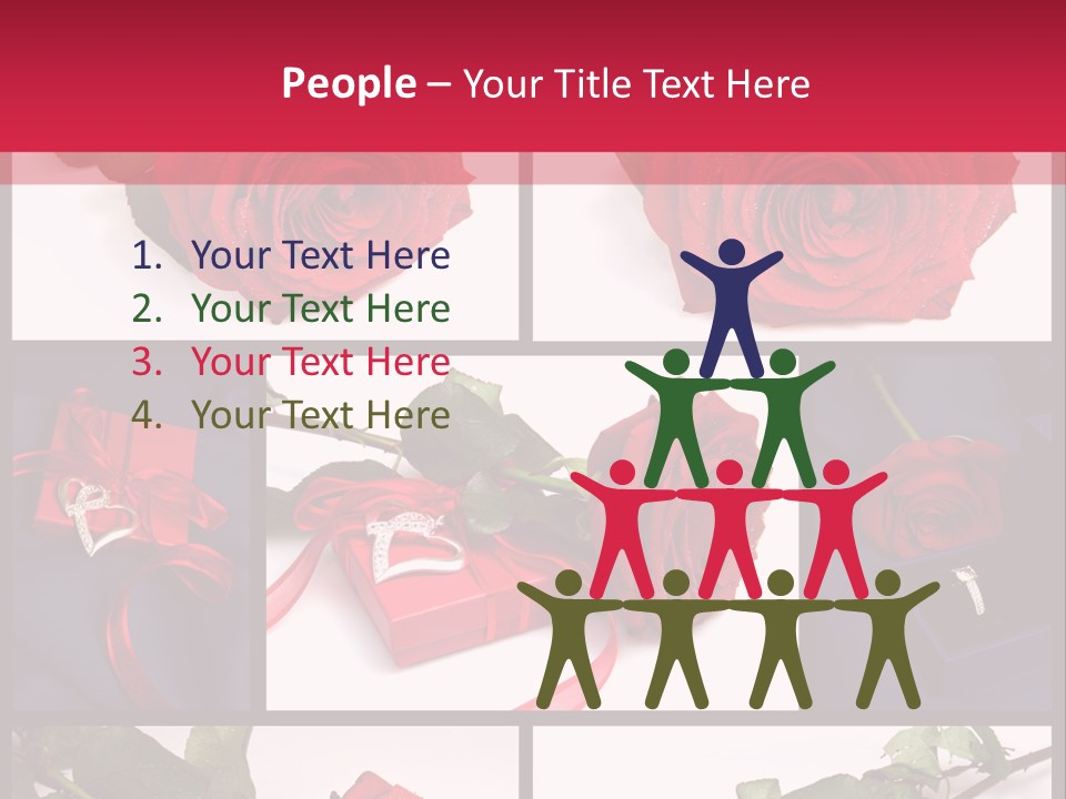 Rosa Bocciolo Gambo PowerPoint Template