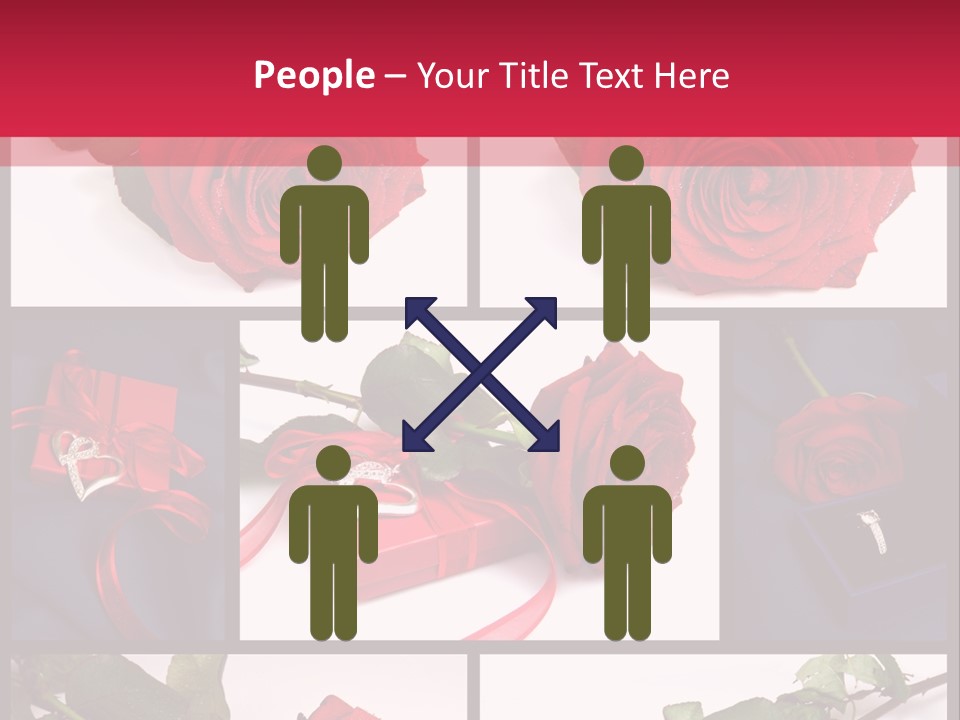 Rosa Bocciolo Gambo PowerPoint Template