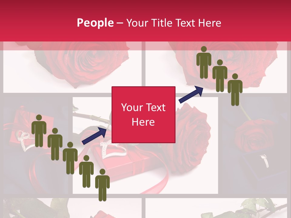 Rosa Bocciolo Gambo PowerPoint Template