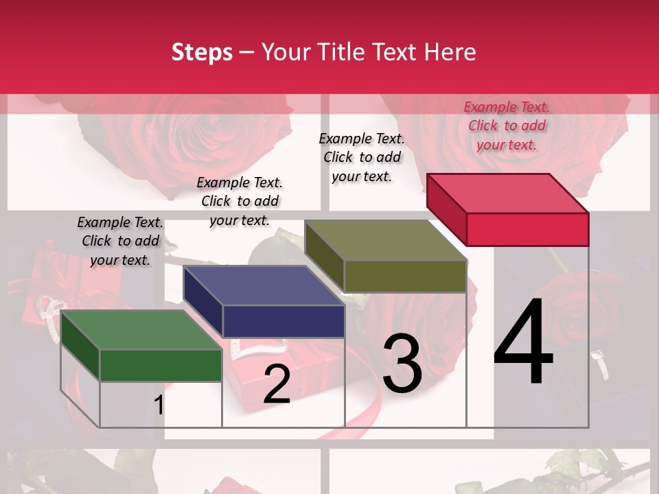 Rosa Bocciolo Gambo PowerPoint Template