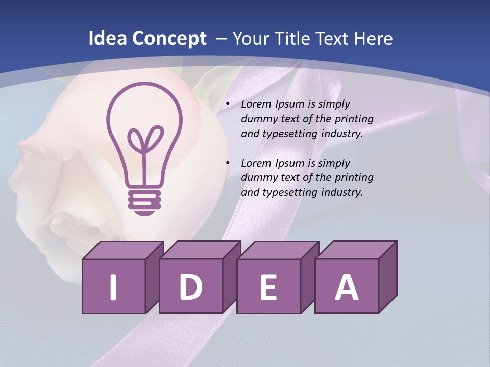 Bocciolo Fidanzati Perfezione PowerPoint Template