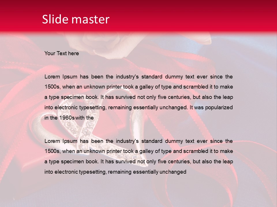 Nastro Simbolo Ricorrenza PowerPoint Template