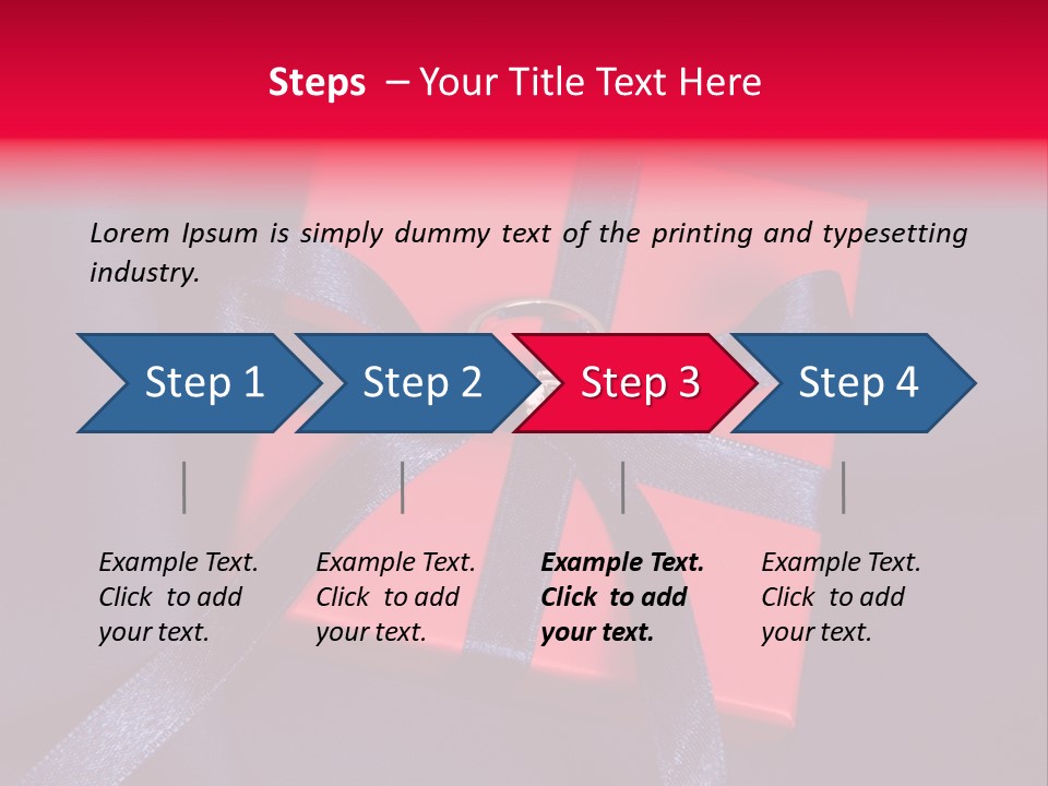 Regalo Ricorrenza Bella PowerPoint Template