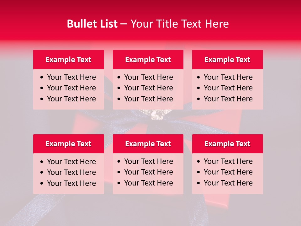 Regalo Ricorrenza Bella PowerPoint Template