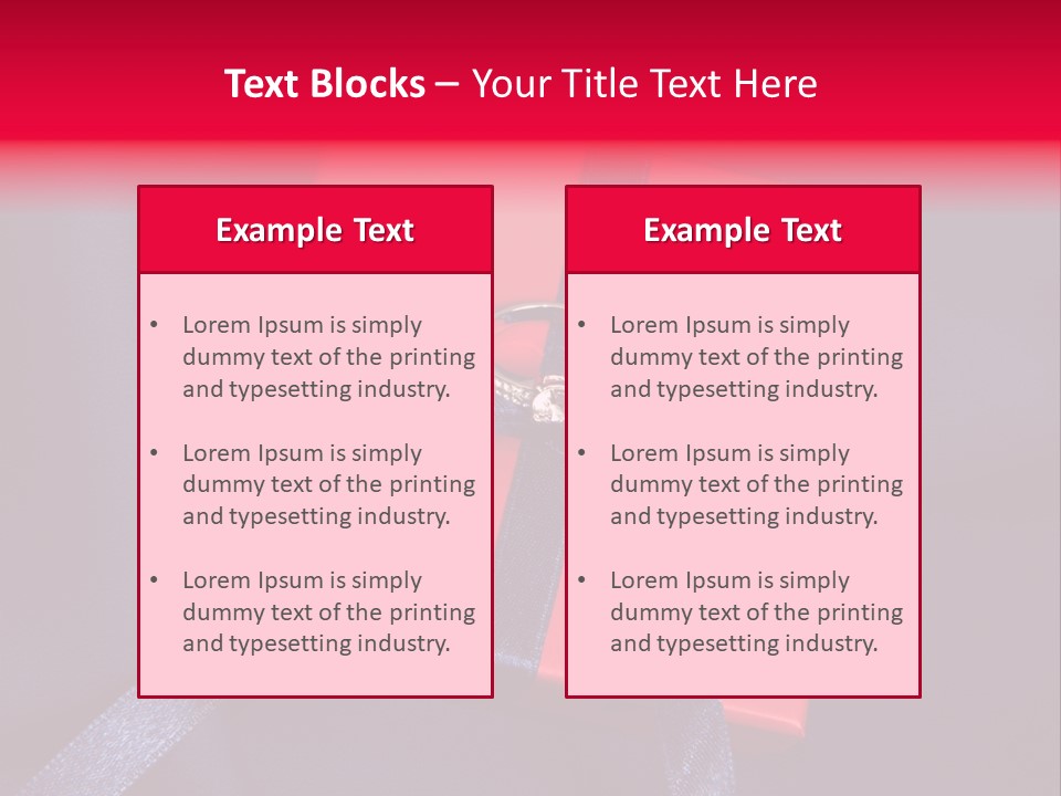 Regalo Ricorrenza Bella PowerPoint Template