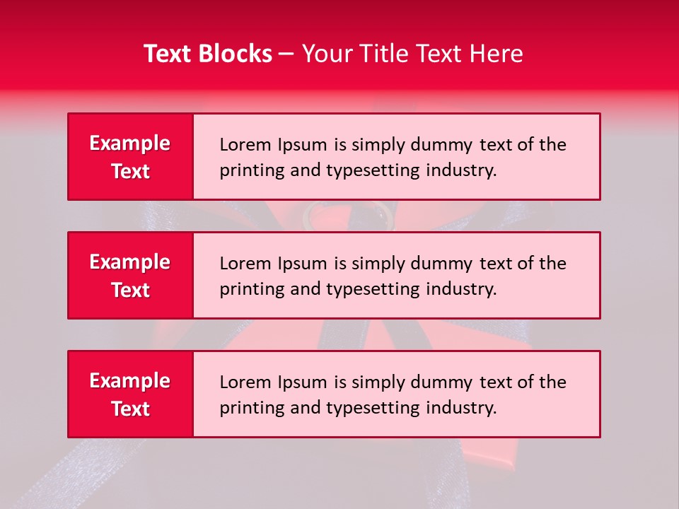 Regalo Ricorrenza Bella PowerPoint Template