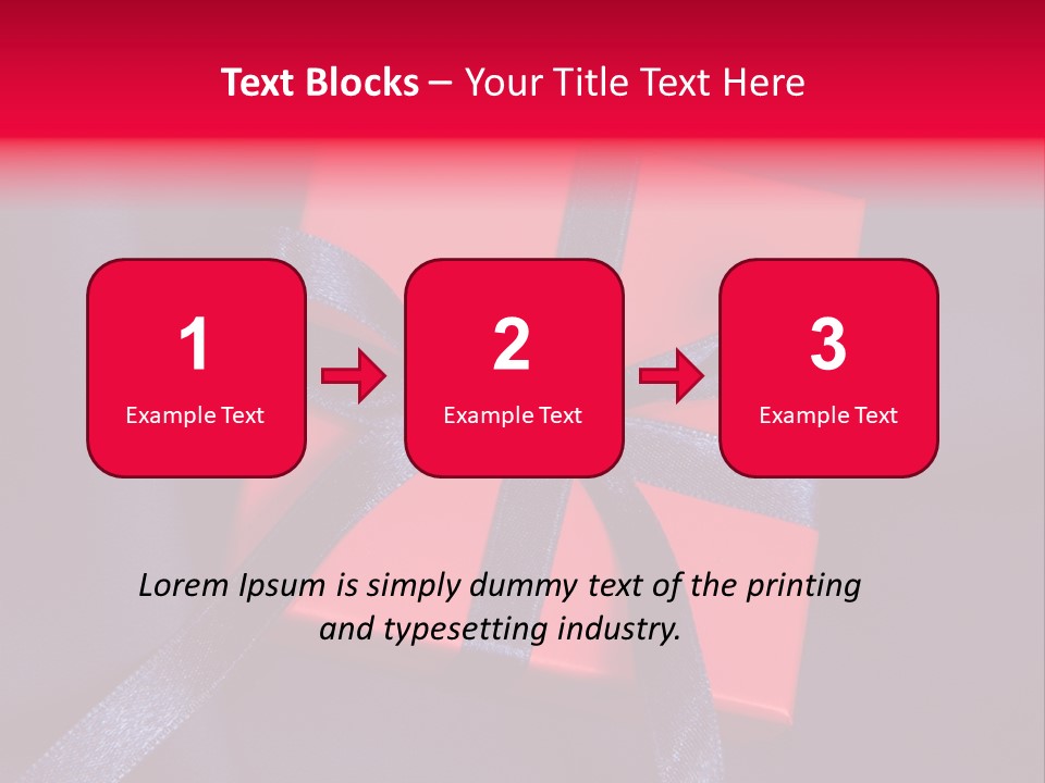 Regalo Ricorrenza Bella PowerPoint Template