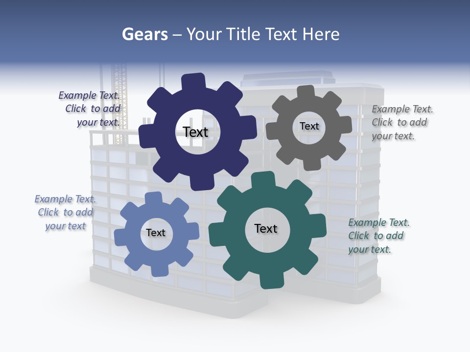 Simbolo Pacchetto Decorazione PowerPoint Template