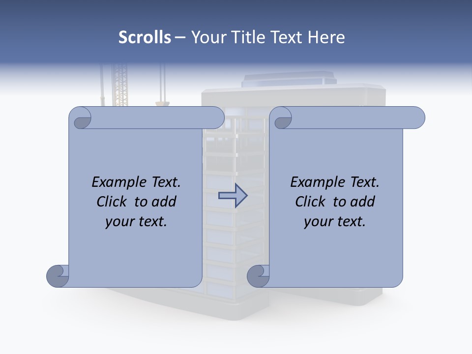 Simbolo Pacchetto Decorazione PowerPoint Template