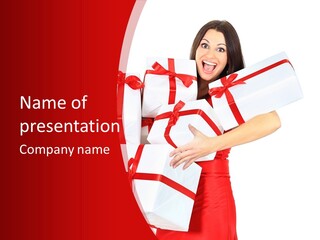 Brillante Celebrazione Coppia PowerPoint Template