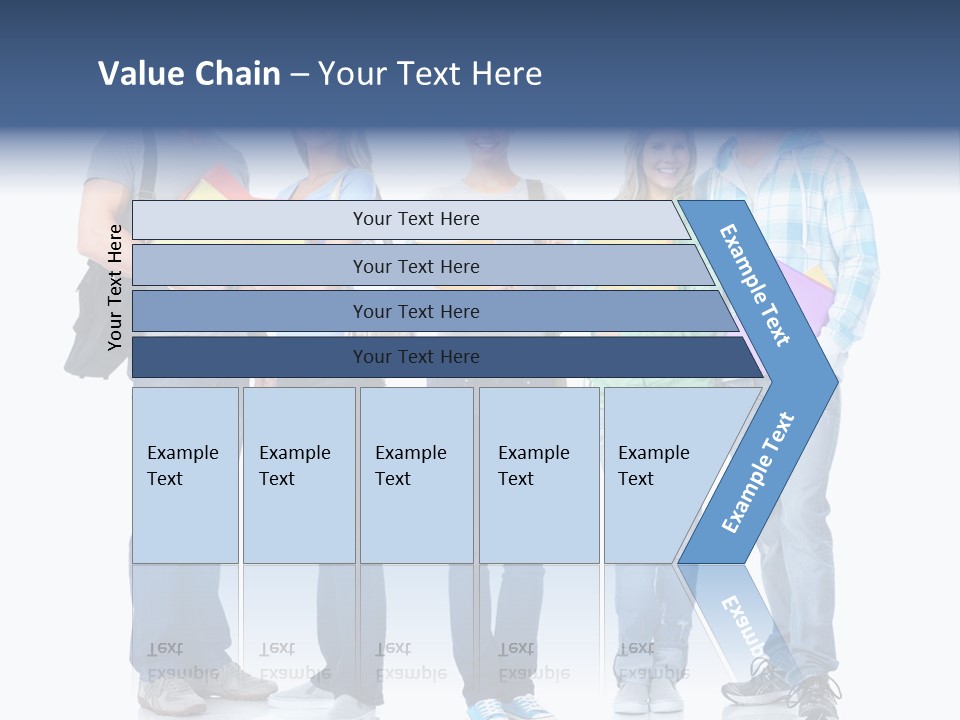 Ricorrenza Fidanzati Nastro PowerPoint Template