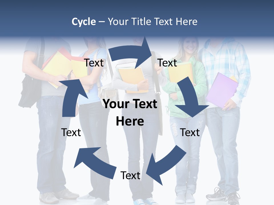 Ricorrenza Fidanzati Nastro PowerPoint Template