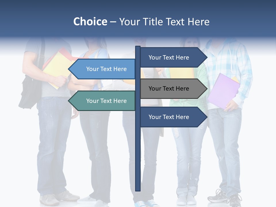 Ricorrenza Fidanzati Nastro PowerPoint Template