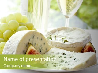 France Summer Gourmet PowerPoint Template