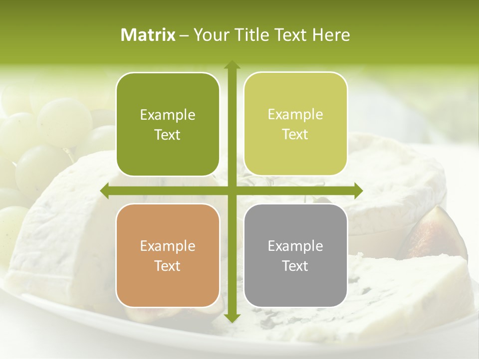 France Summer Gourmet PowerPoint Template