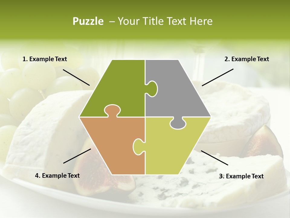 France Summer Gourmet PowerPoint Template