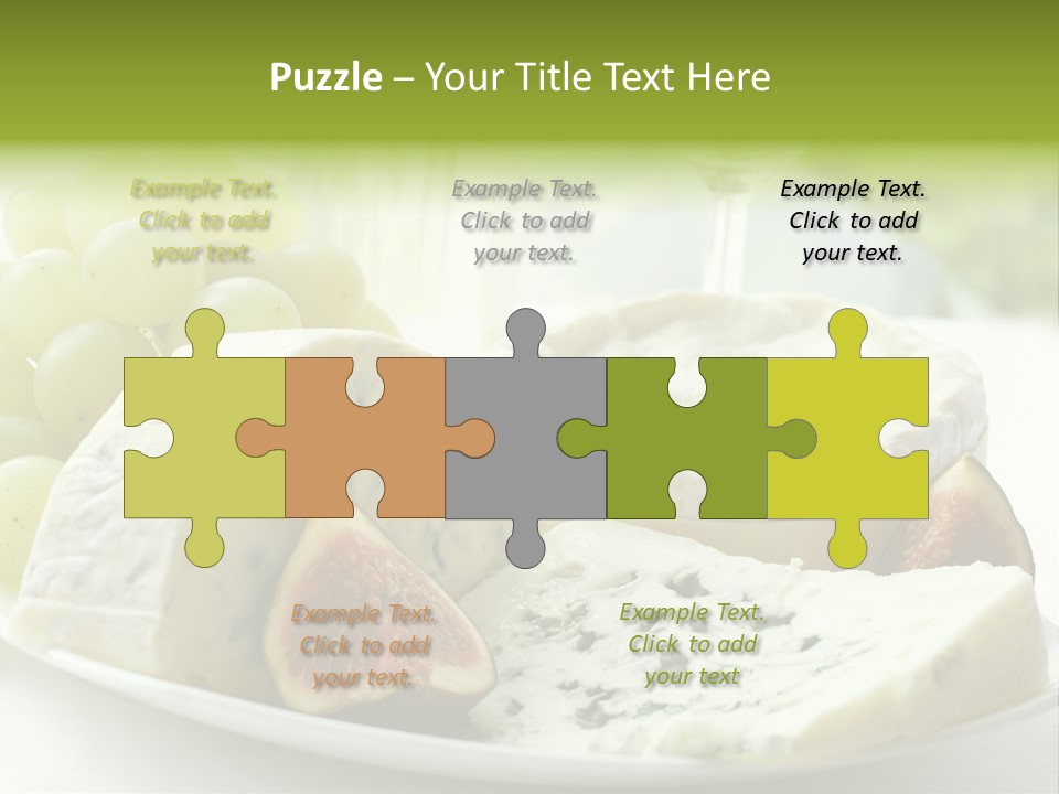 France Summer Gourmet PowerPoint Template