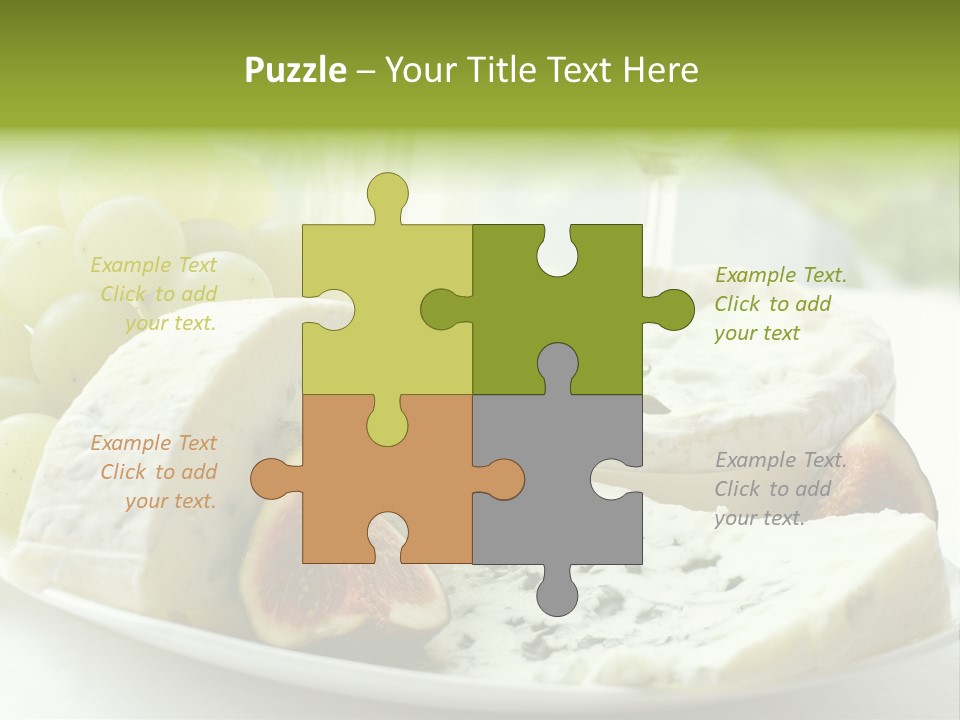 France Summer Gourmet PowerPoint Template