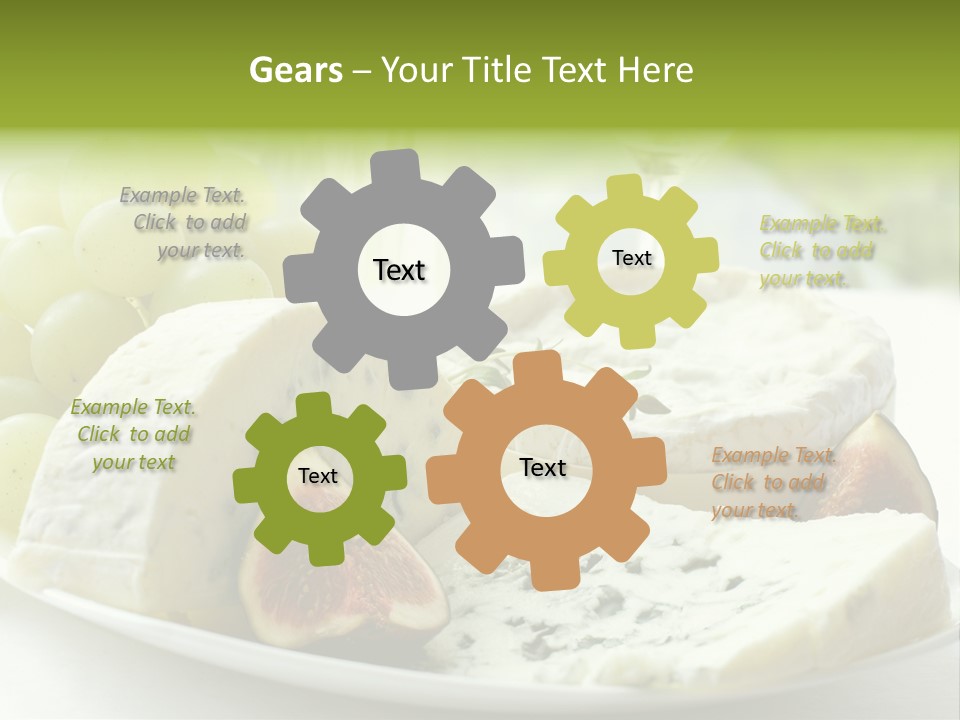 France Summer Gourmet PowerPoint Template