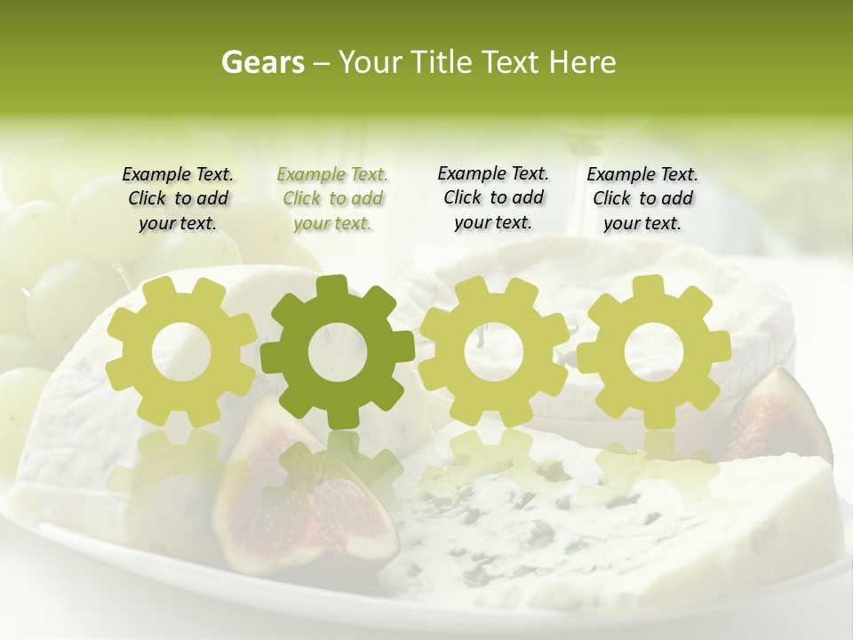 France Summer Gourmet PowerPoint Template