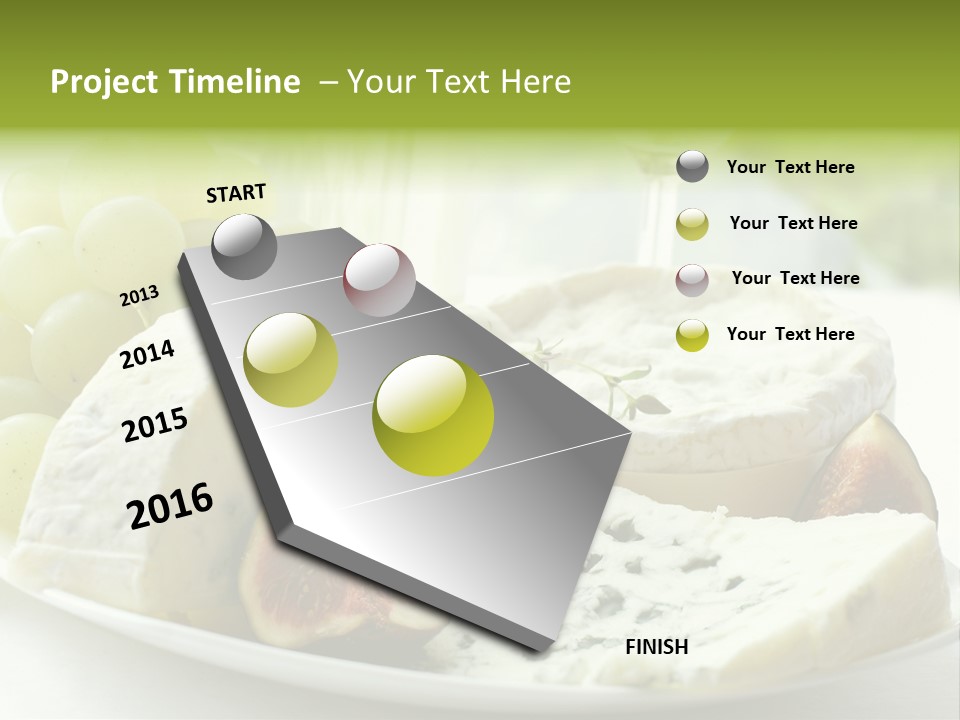 France Summer Gourmet PowerPoint Template