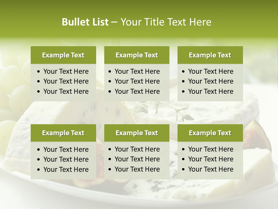 France Summer Gourmet PowerPoint Template