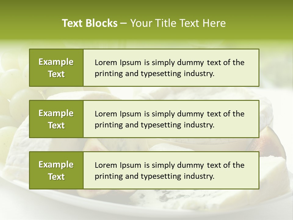 France Summer Gourmet PowerPoint Template
