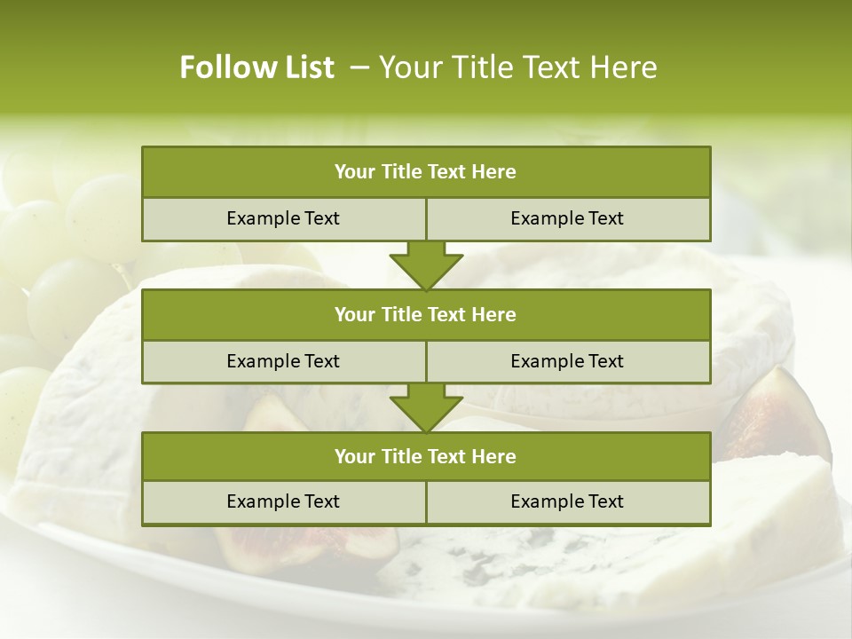 France Summer Gourmet PowerPoint Template
