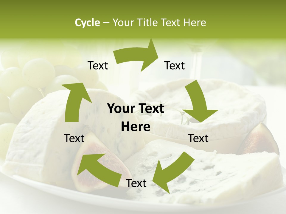 France Summer Gourmet PowerPoint Template