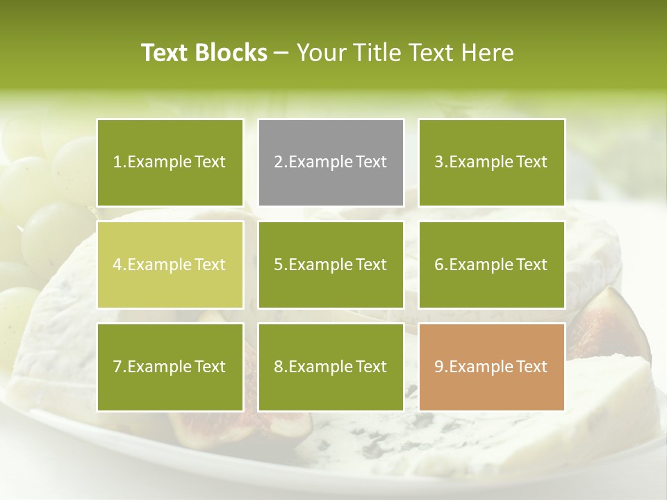 France Summer Gourmet PowerPoint Template