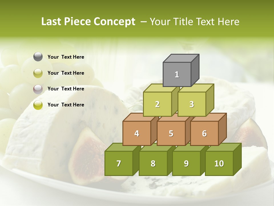 France Summer Gourmet PowerPoint Template