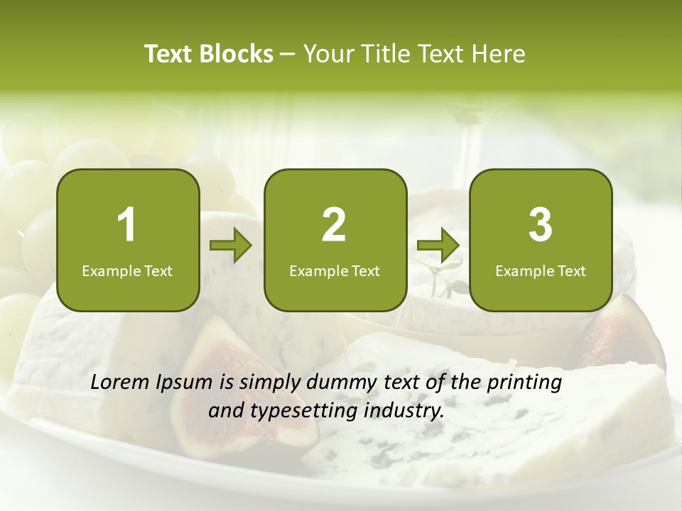 France Summer Gourmet PowerPoint Template