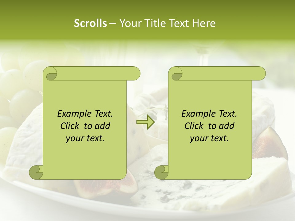 France Summer Gourmet PowerPoint Template