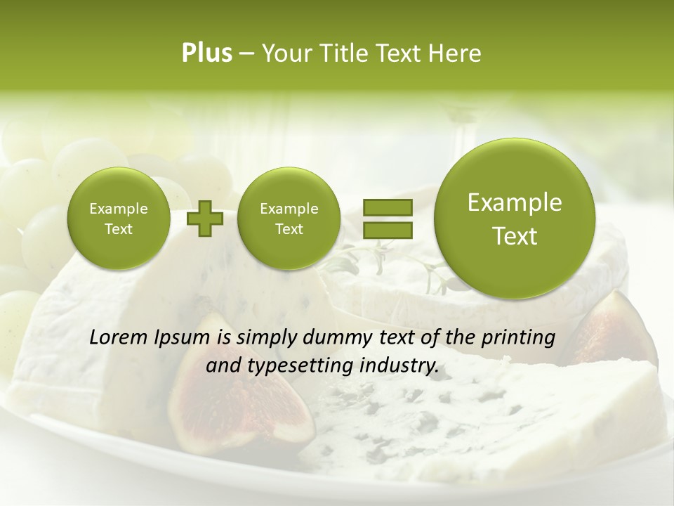 France Summer Gourmet PowerPoint Template