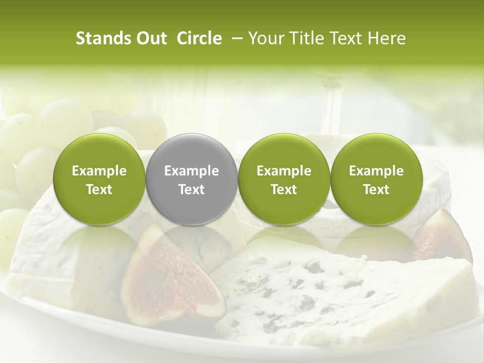 France Summer Gourmet PowerPoint Template