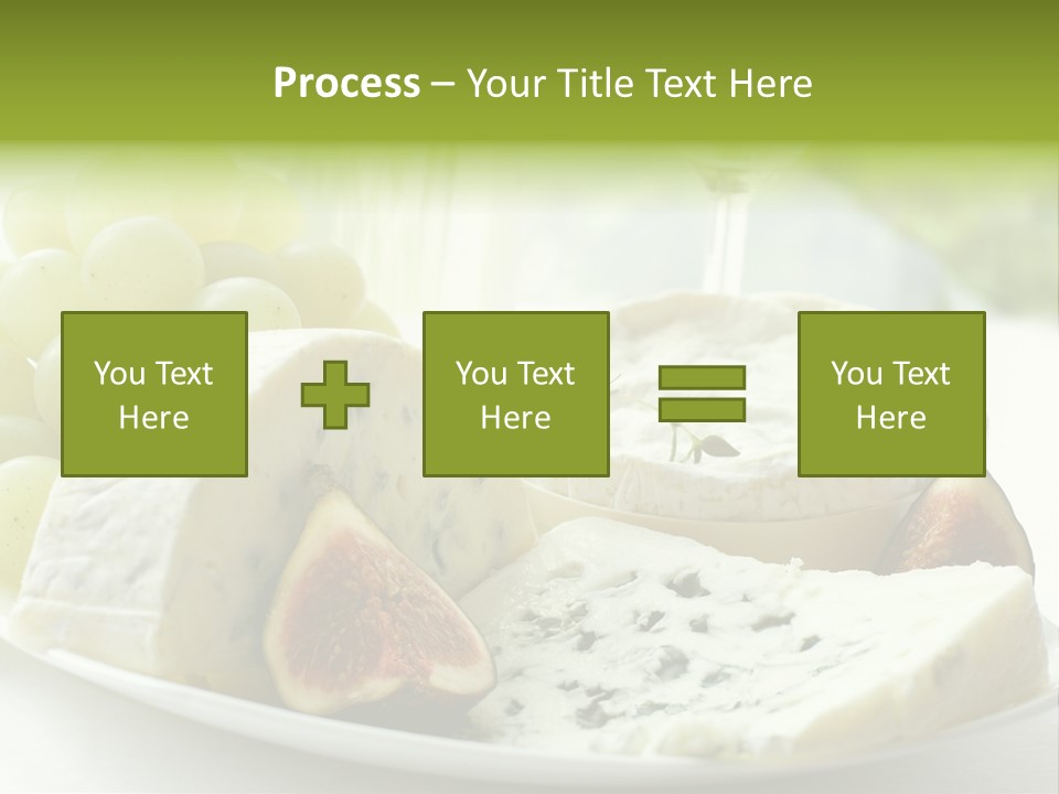 France Summer Gourmet PowerPoint Template