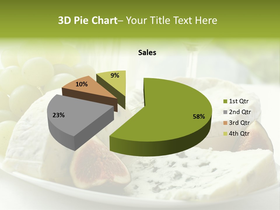 France Summer Gourmet PowerPoint Template