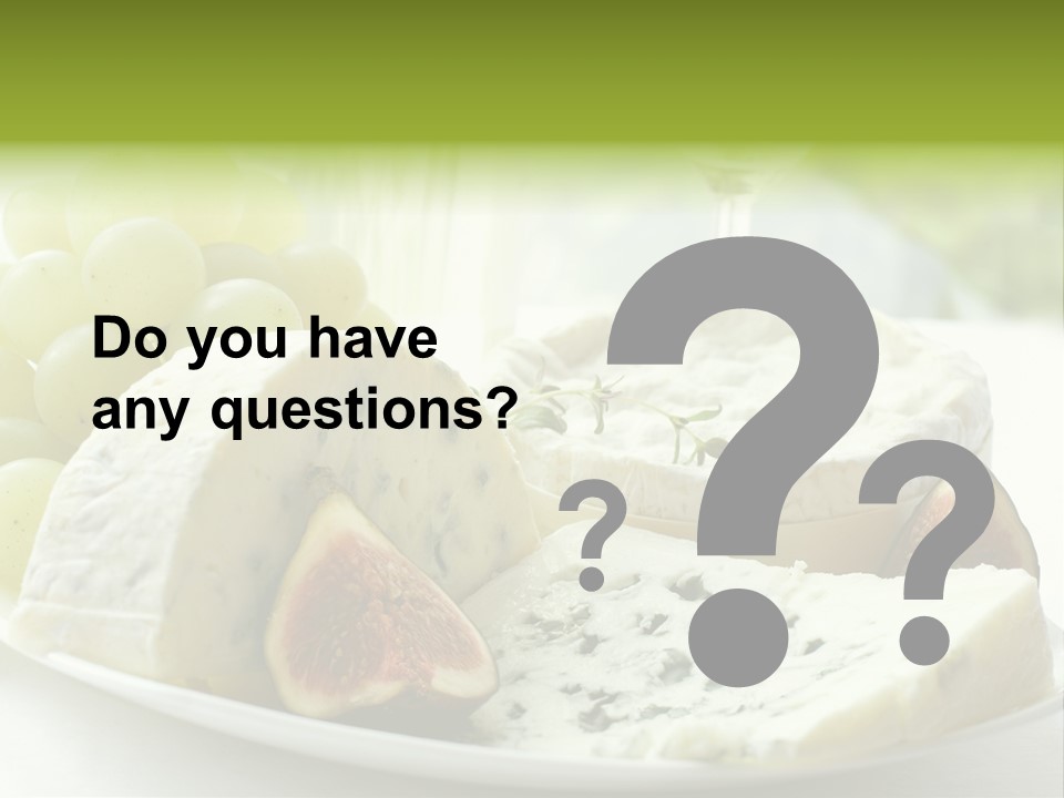 France Summer Gourmet PowerPoint Template