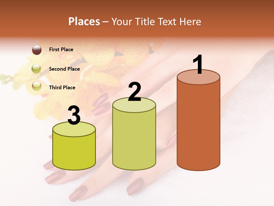 Skin Palm Hand PowerPoint Template