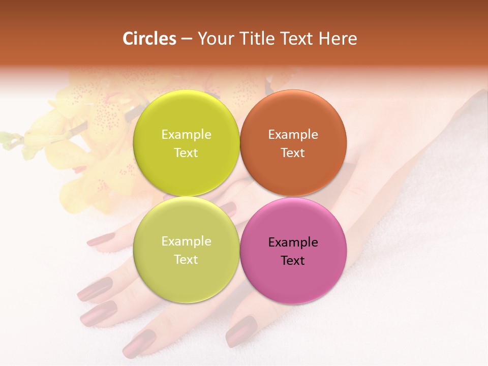 Skin Palm Hand PowerPoint Template