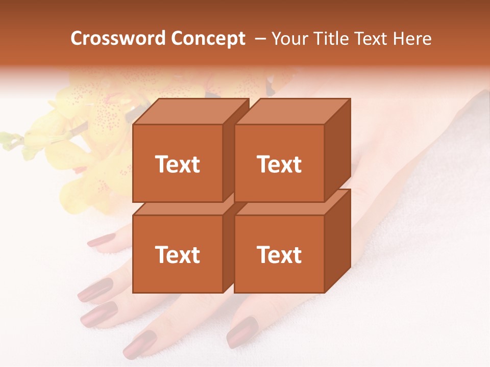 Skin Palm Hand PowerPoint Template