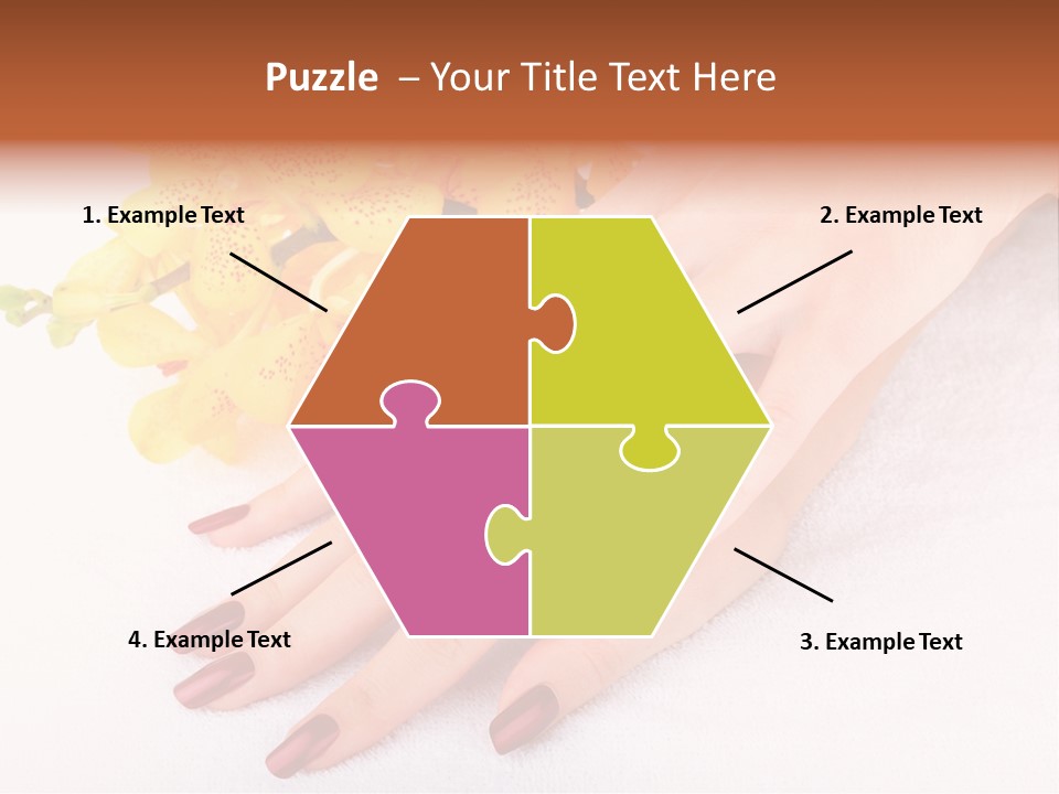 Skin Palm Hand PowerPoint Template