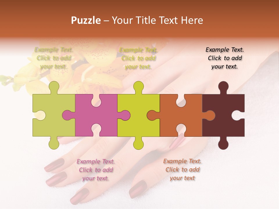 Skin Palm Hand PowerPoint Template