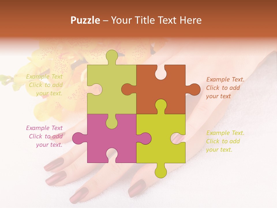 Skin Palm Hand PowerPoint Template