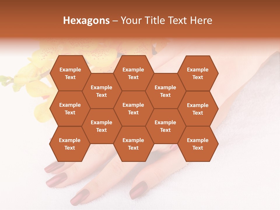 Skin Palm Hand PowerPoint Template